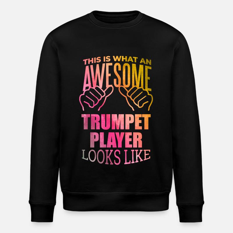 Trompete - Stanley/Stella Unisex Bio-Sweatshirt ROLLER - Schwarz