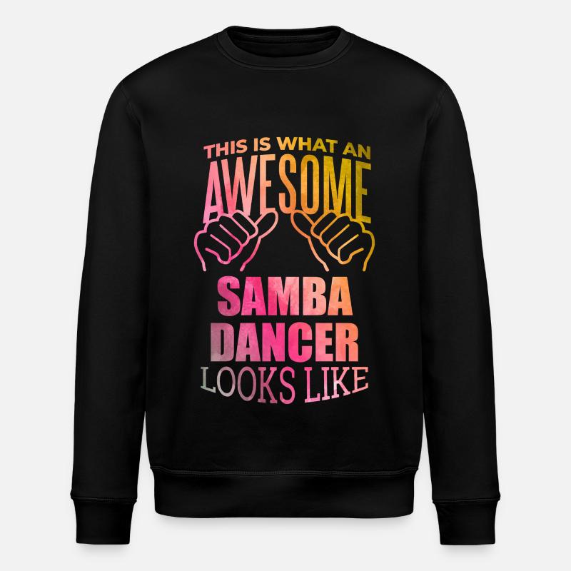 Samba - Sweat bio ROLLER Stanley/Stella Unisexe - noir