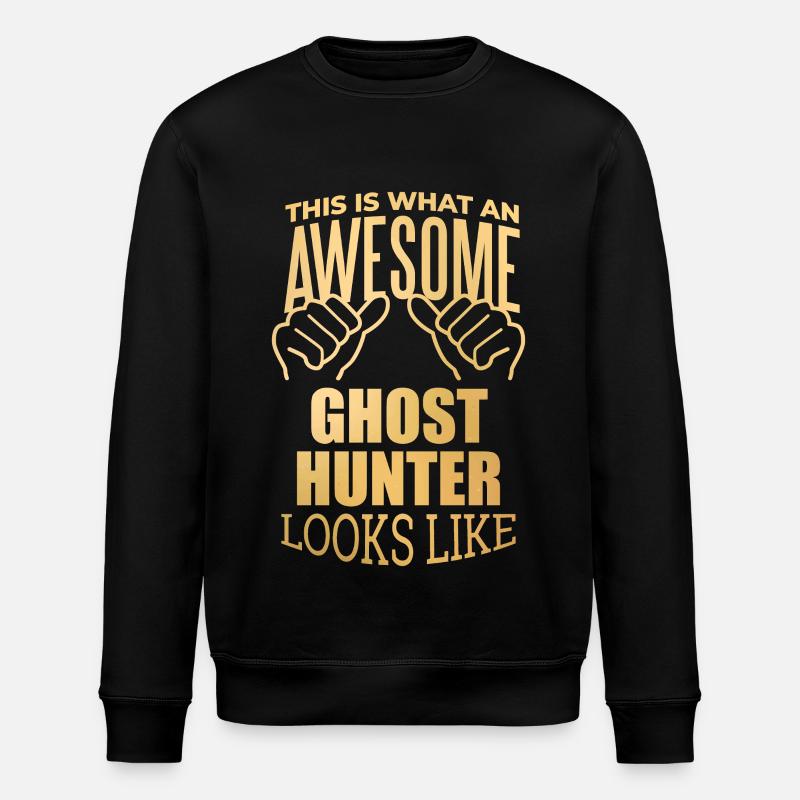 Ghost Hunter - Stanley/Stella ROLLER Unisex Organic Sweatshirt - black