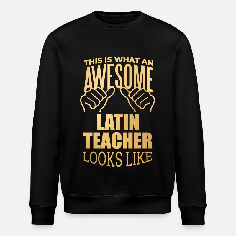 Latein - Stanley/Stella Unisex Bio-Sweatshirt ROLLER - Schwarz