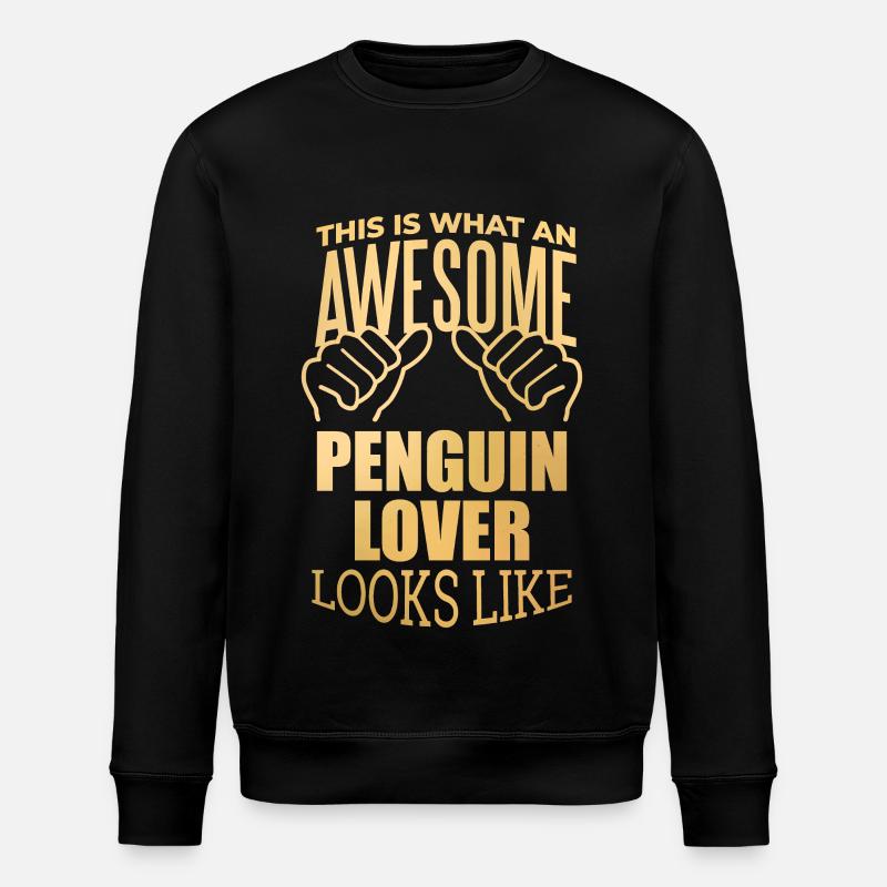pingouin - Sweat bio ROLLER Stanley/Stella Unisexe - noir