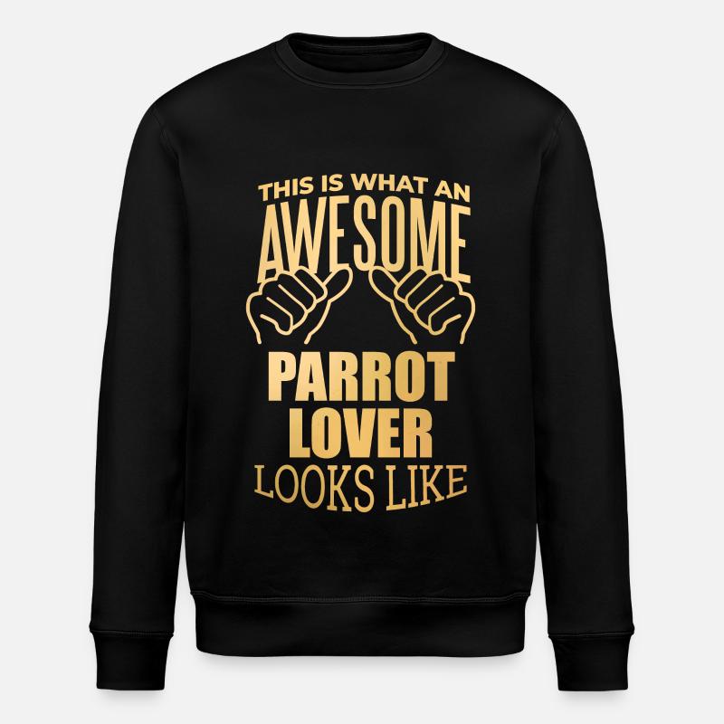 perroquet - Sweat bio ROLLER Stanley/Stella Unisexe - noir