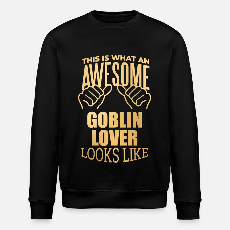 Kobold - Stanley/Stella Unisex Bio-Sweatshirt ROLLER - Schwarz
