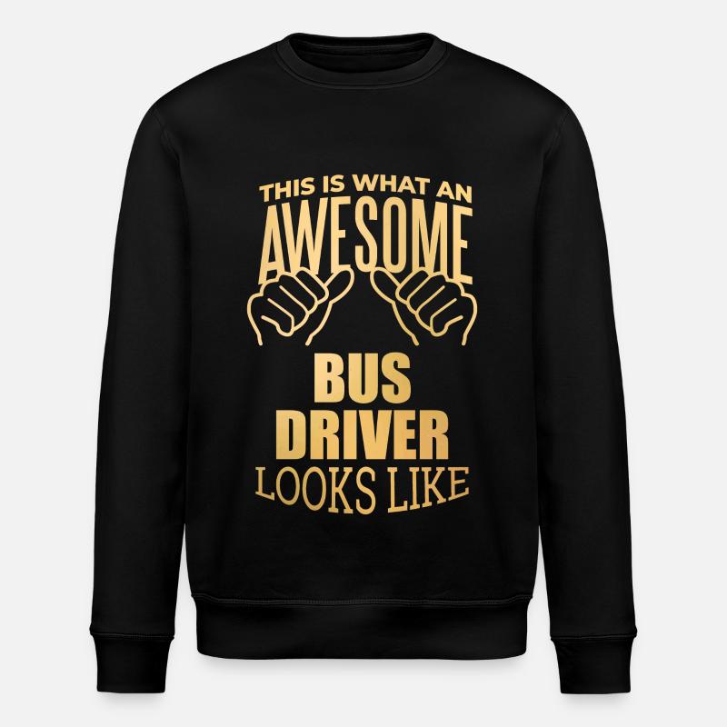 Busfahrer - Stanley/Stella Unisex Bio-Sweatshirt ROLLER - Schwarz