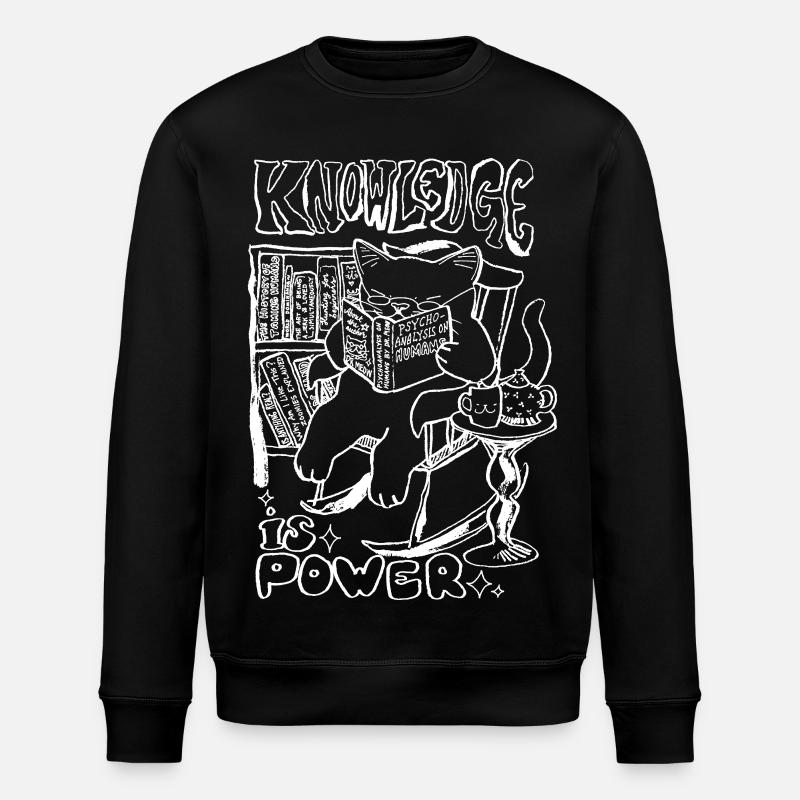 LE SAVOIR, C’EST LE POUVOIR - Sweat bio ROLLER Stanley/Stella Unisexe - noir