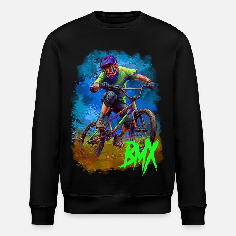 BMX - Sweat bio ROLLER Stanley/Stella Unisexe - noir