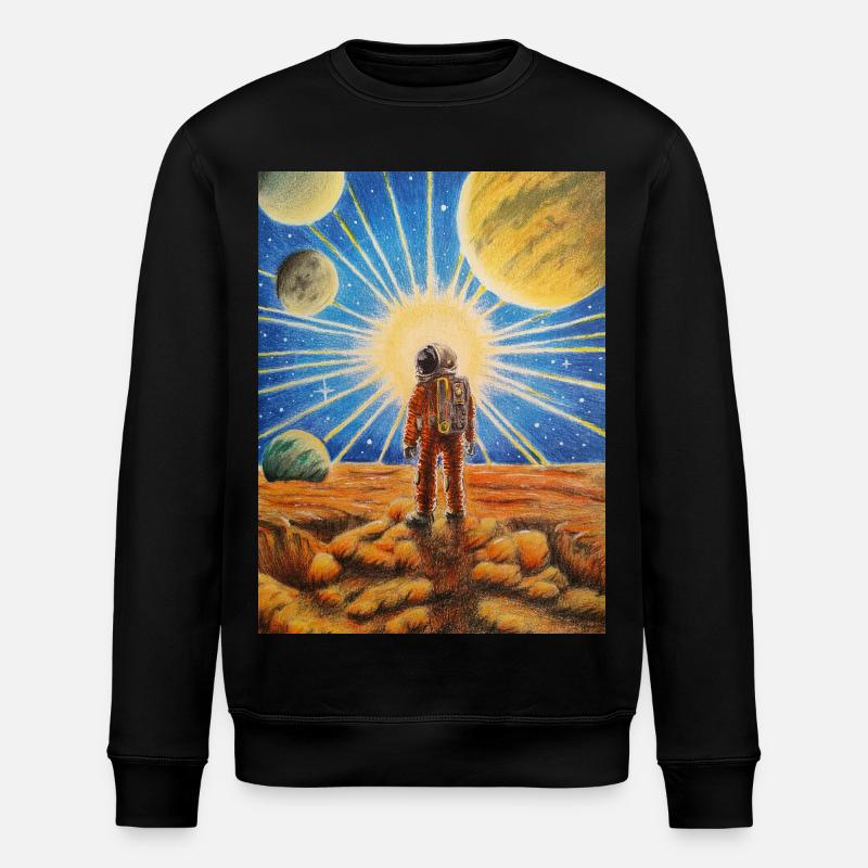 Astronaute sur Mars - Sweat bio ROLLER Stanley/Stella Unisexe - noir