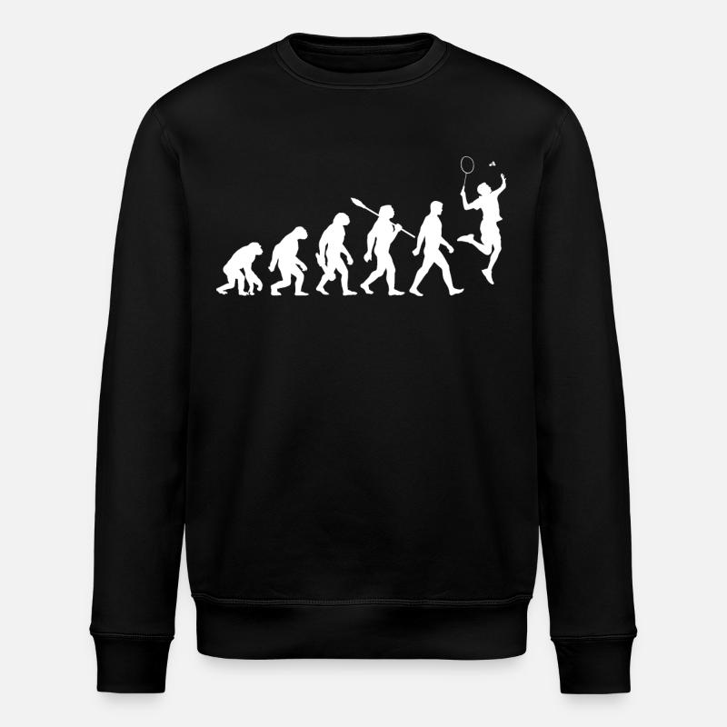 Evolution - Badminton - Sport - Stanley/Stella Unisex Bio-Sweatshirt ROLLER - Schwarz