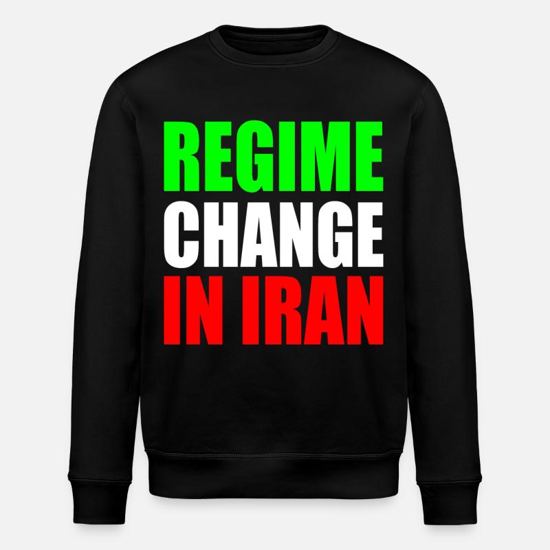 Regime change in iran - Sweat bio ROLLER Stanley/Stella Unisexe - noir