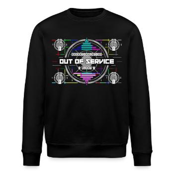 Out of order - Stanley/Stella ROLLER Unisex Organic Sweatshirt - black - Front - Nik (191cm)