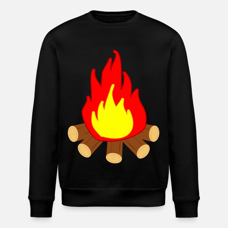 Feuer - Stanley/Stella Unisex Bio-Sweatshirt ROLLER - Schwarz