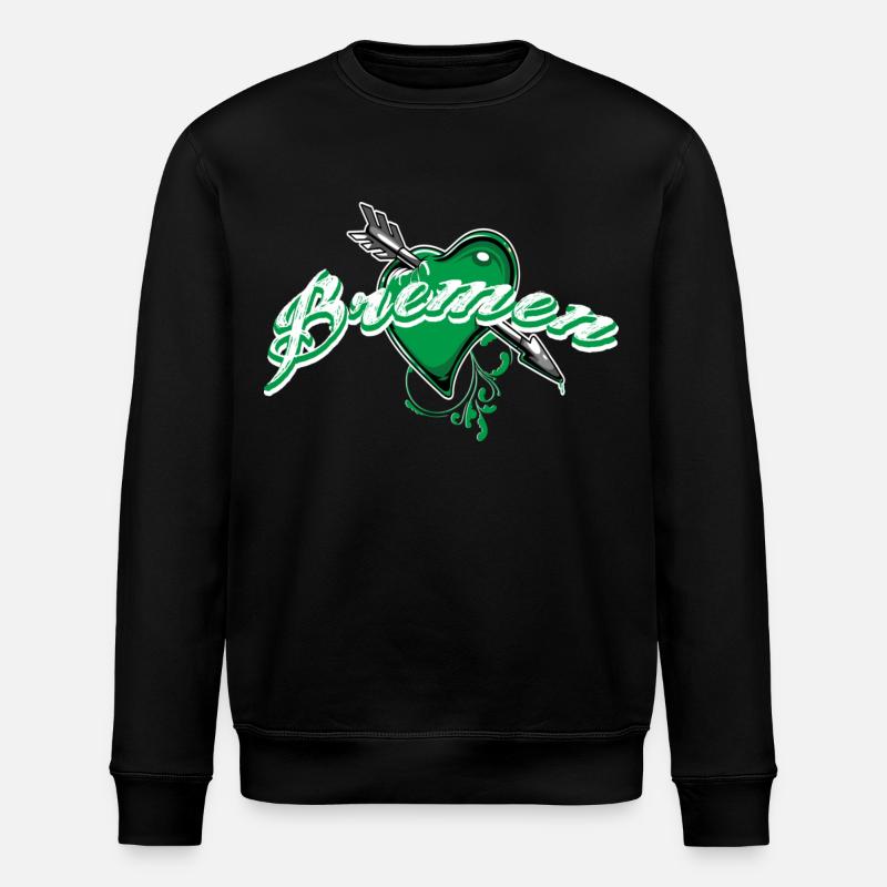 Bremen - Stanley/Stella Unisex Bio-Sweatshirt ROLLER - Schwarz