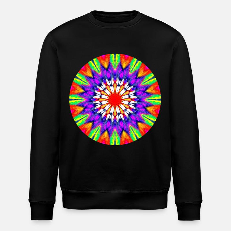 Reggae Button - Stanley/Stella ROLLER Unisex Organic Sweatshirt - black
