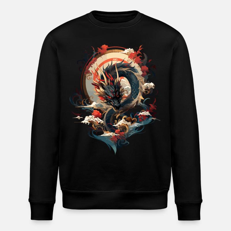 Dragon - Stanley/Stella Unisex Bio-Sweatshirt ROLLER - Schwarz