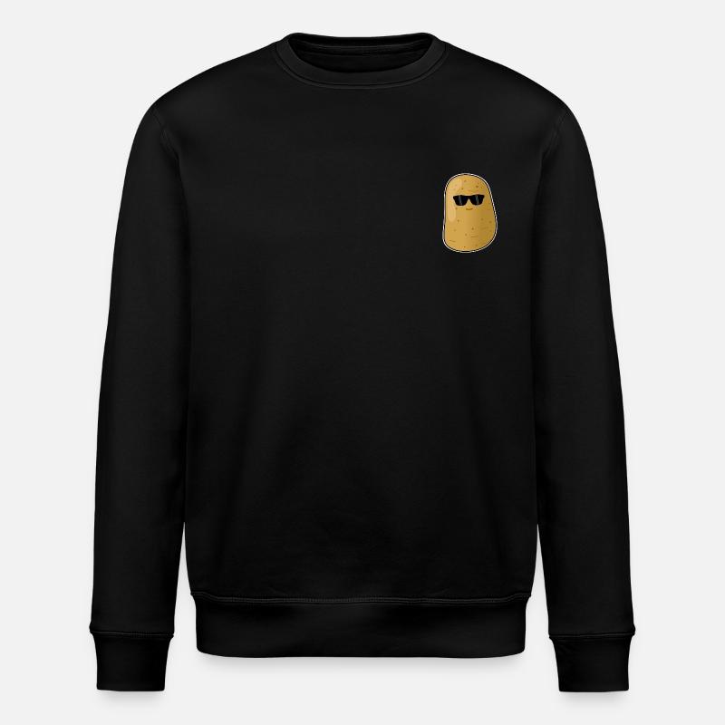 Cool potato - Stanley/Stella ROLLER Unisex Organic Sweatshirt - black