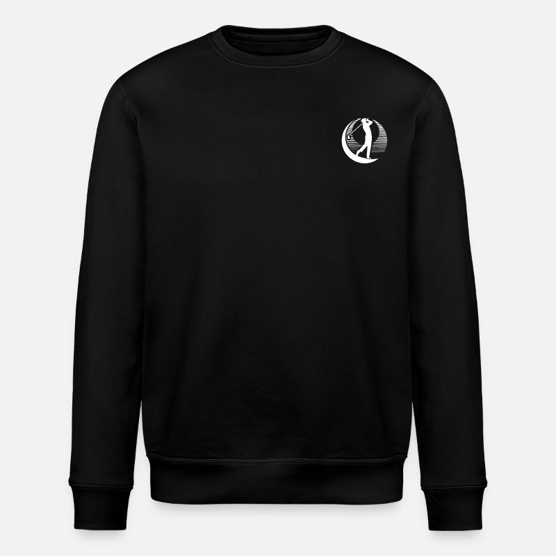 Golfer - Stanley/Stella ROLLER Unisex Organic Sweatshirt - black