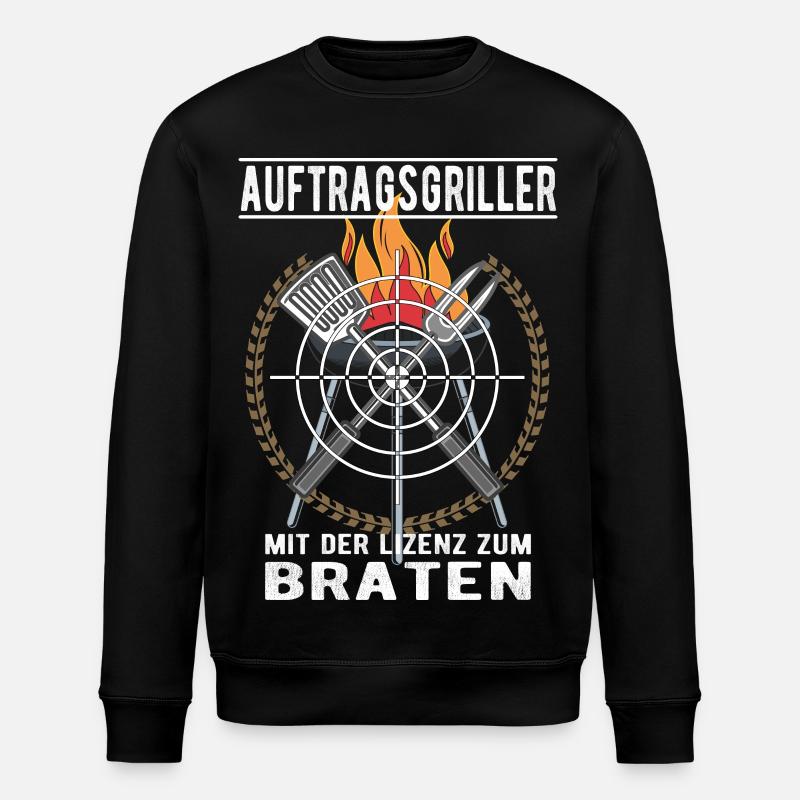 Auftragsgriller - Stanley/Stella Unisex Bio-Sweatshirt ROLLER - Schwarz