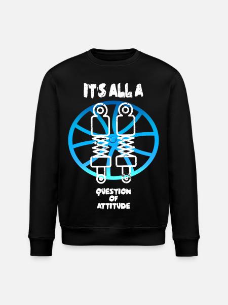 Suspension adjustment - Stanley/Stella ROLLER Unisex Organic Sweatshirt - black