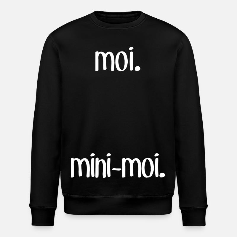Me & M-Me (Dunkel) - Stanley/Stella Unisex Bio-Sweatshirt ROLLER - Schwarz
