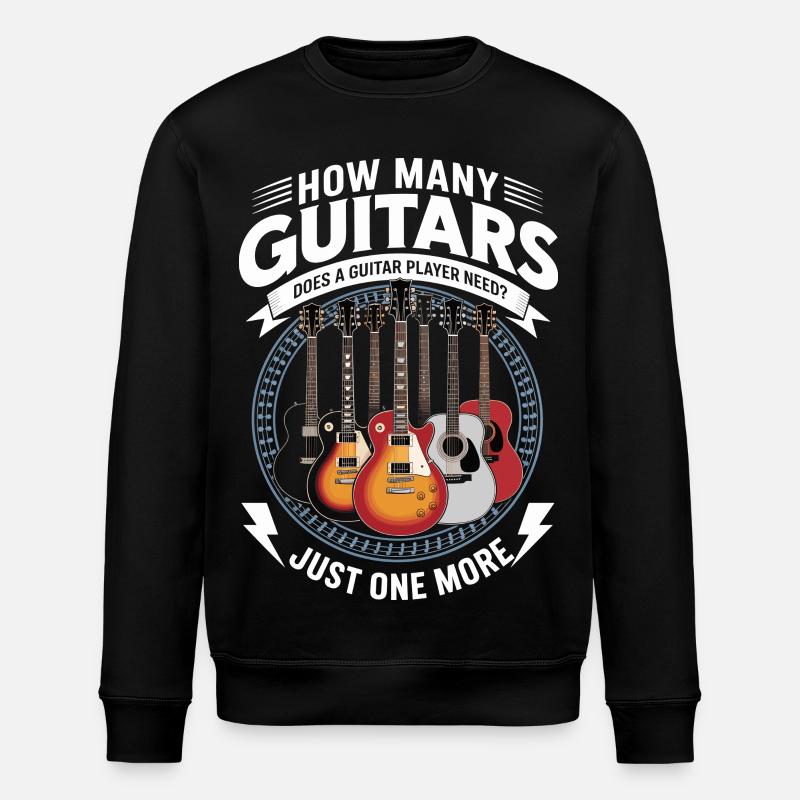Guitariste Guitare - Sweat bio ROLLER Stanley/Stella Unisexe - noir