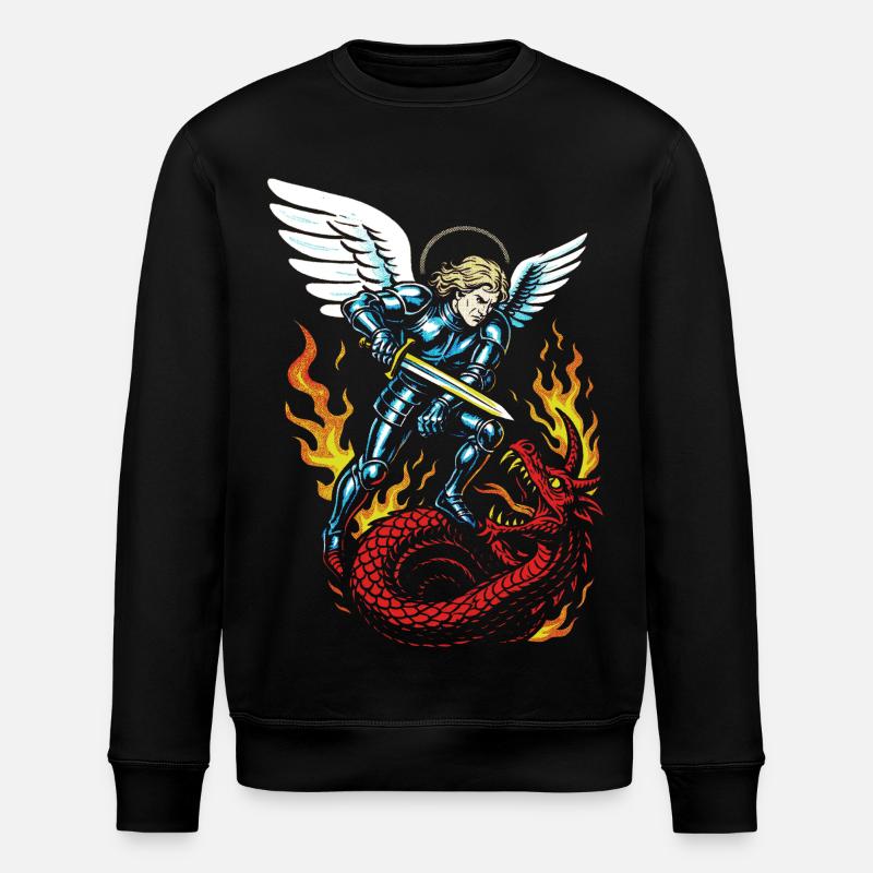 Michael - Stanley/Stella Unisex Bio-Sweatshirt ROLLER - Schwarz