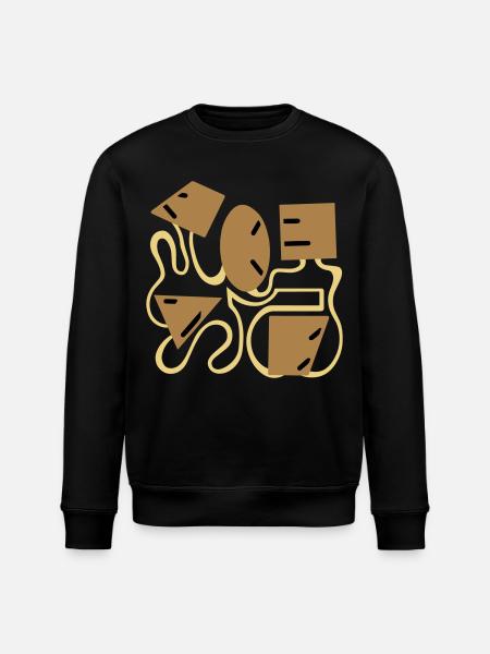Face — Shape — Character — Temperament - Stanley/Stella ROLLER Unisex Organic Sweatshirt - black