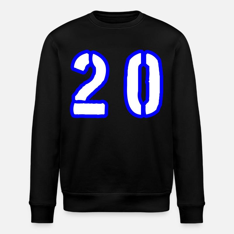 20 Number Symbol - Stanley/Stella ROLLER Unisex Organic Sweatshirt - black