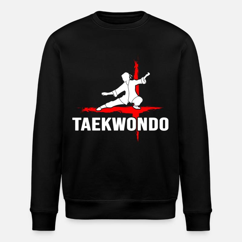 Taekwondo Allkampf Taekwondo-training - Stanley/Stella Unisex Bio-Sweatshirt ROLLER - Schwarz