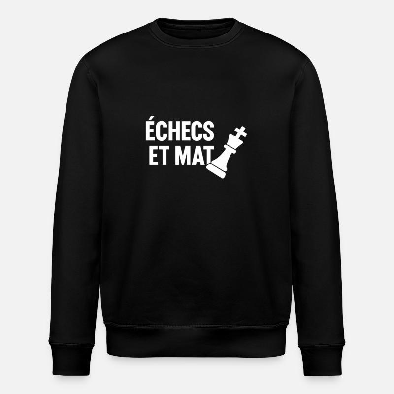 Echecs et mat - Sweat bio ROLLER Stanley/Stella Unisexe - noir