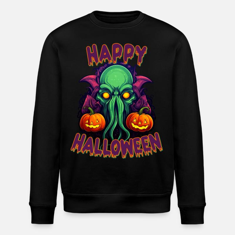 Joyeux Halloween Cthulhu - Sweat bio ROLLER Stanley/Stella Unisexe - noir