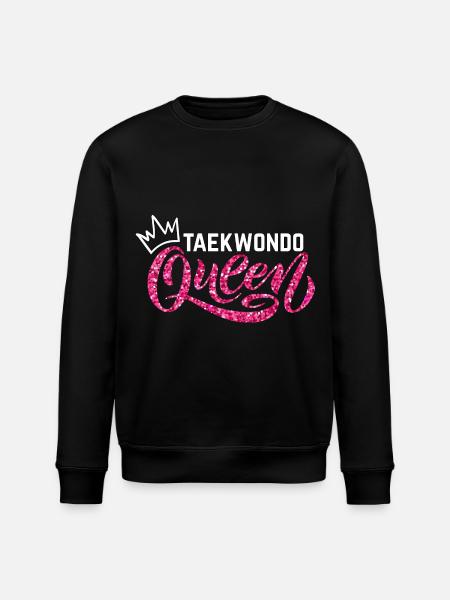 Taekwondo Queen - Stanley/Stella ROLLER Unisex Organic Sweatshirt - black