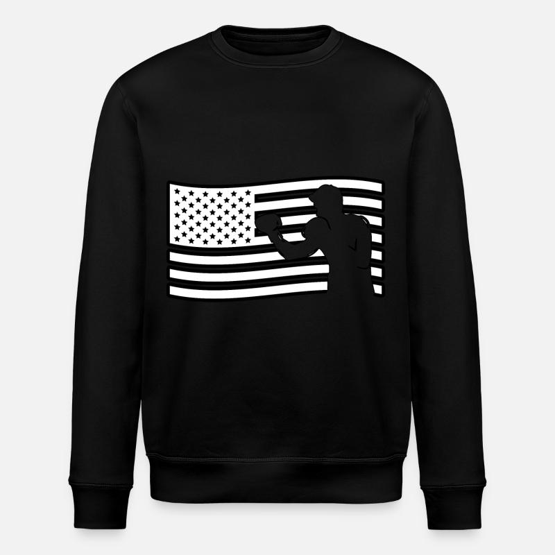 Boxing - Stanley/Stella ROLLER Unisex Organic Sweatshirt - black