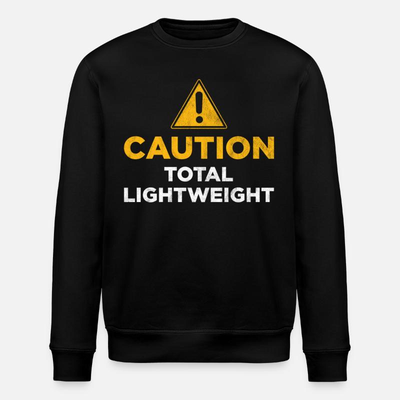 Caution Total Lightweight - Stanley/Stella ROLLER Unisex Organic Sweatshirt - black