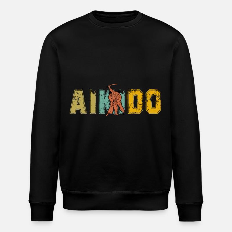 Aïkido - Sweat bio ROLLER Stanley/Stella Unisexe - noir