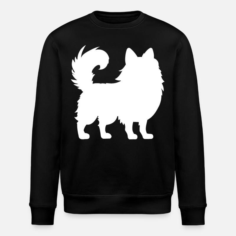 Zwergspitz de Poméranie - Sweat bio ROLLER Stanley/Stella Unisexe - noir