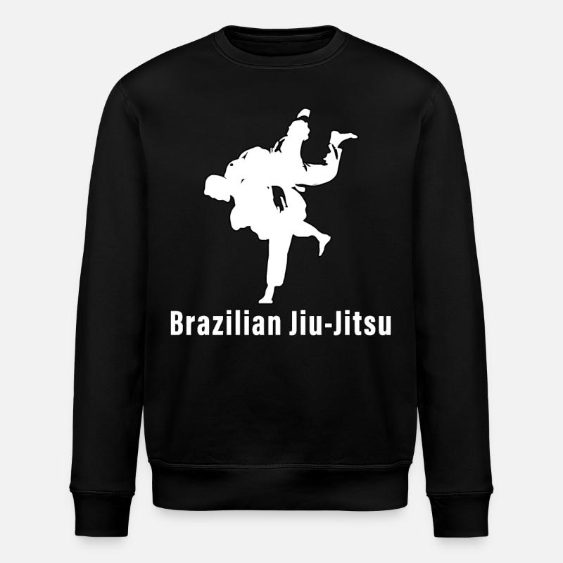 Jiu-Jitsu Brésilien BJJ - Sweat bio ROLLER Stanley/Stella Unisexe - noir