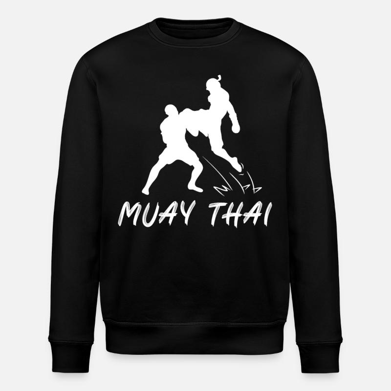 Muay Thai - Stanley/Stella ROLLER Unisex Organic Sweatshirt - black
