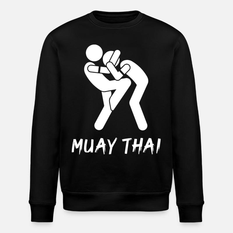 Muay Thai - Stanley/Stella ROLLER Unisex Organic Sweatshirt - black