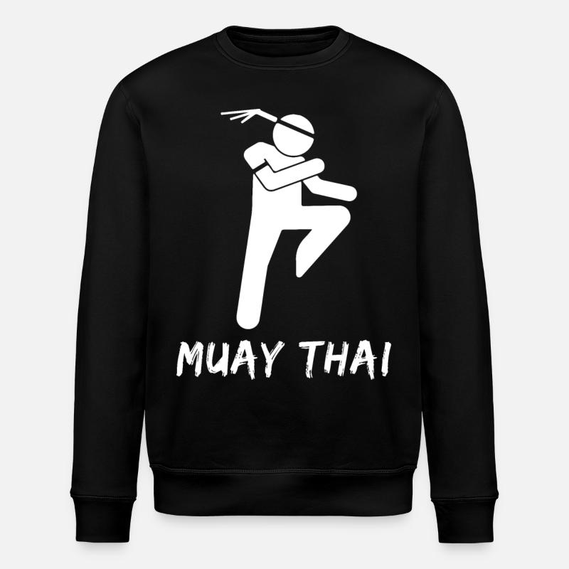 Muay Thai - Stanley/Stella Unisex Bio-Sweatshirt ROLLER - Schwarz