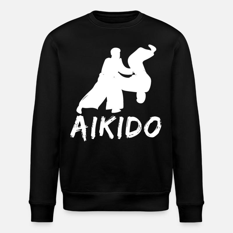 Aïkido - Sweat bio ROLLER Stanley/Stella Unisexe - noir