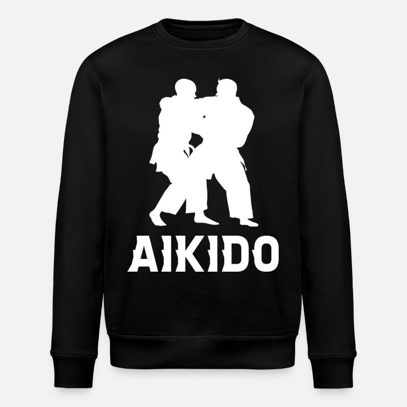 Aïkido - Sweat bio ROLLER Stanley/Stella Unisexe - noir