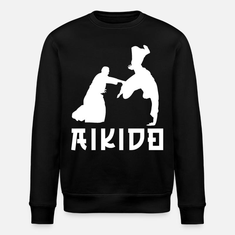 Aïkido - Sweat bio ROLLER Stanley/Stella Unisexe - noir