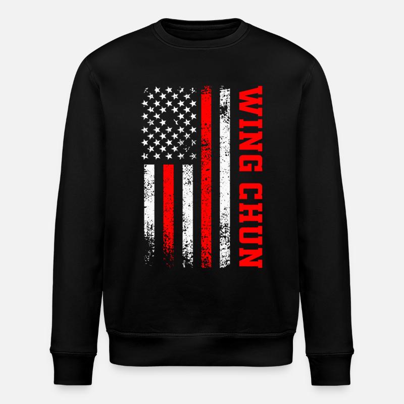 Wing Chun - Stanley/Stella Unisex Bio-Sweatshirt ROLLER - Schwarz