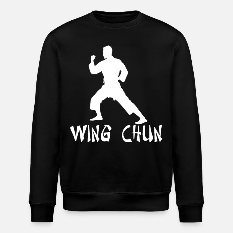 Wing Chun - Sweat bio ROLLER Stanley/Stella Unisexe - noir