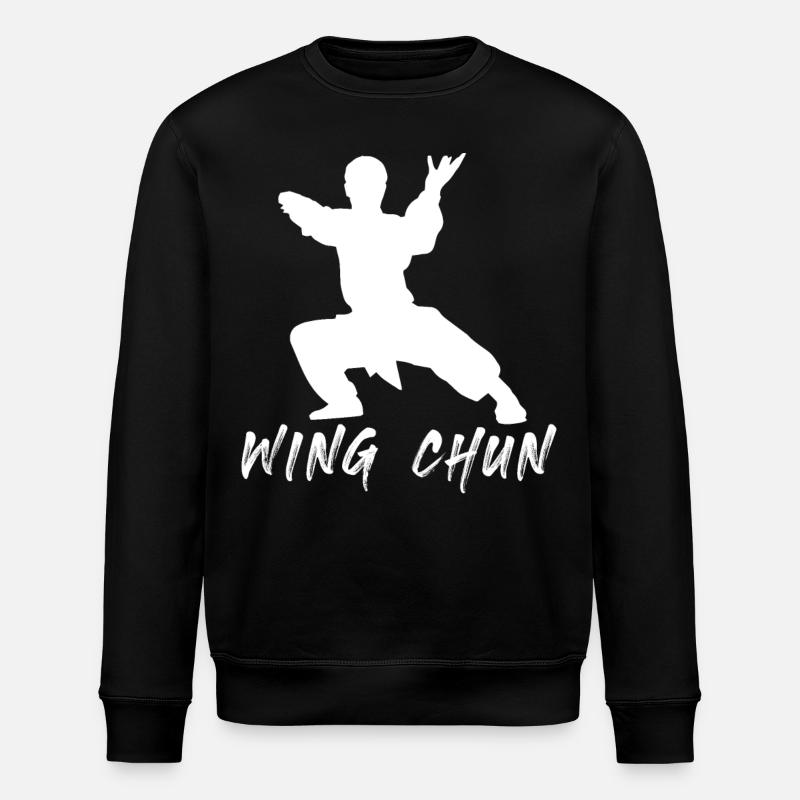 Wing Chun - Stanley/Stella Unisex Bio-Sweatshirt ROLLER - Schwarz