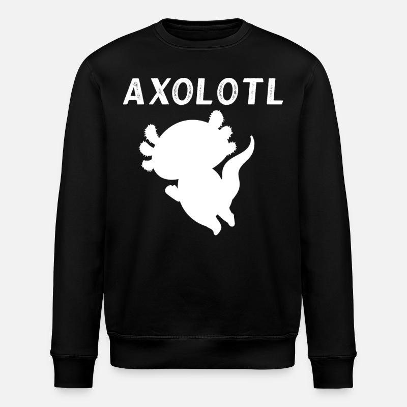 Axolotl - Sweat bio ROLLER Stanley/Stella Unisexe - noir