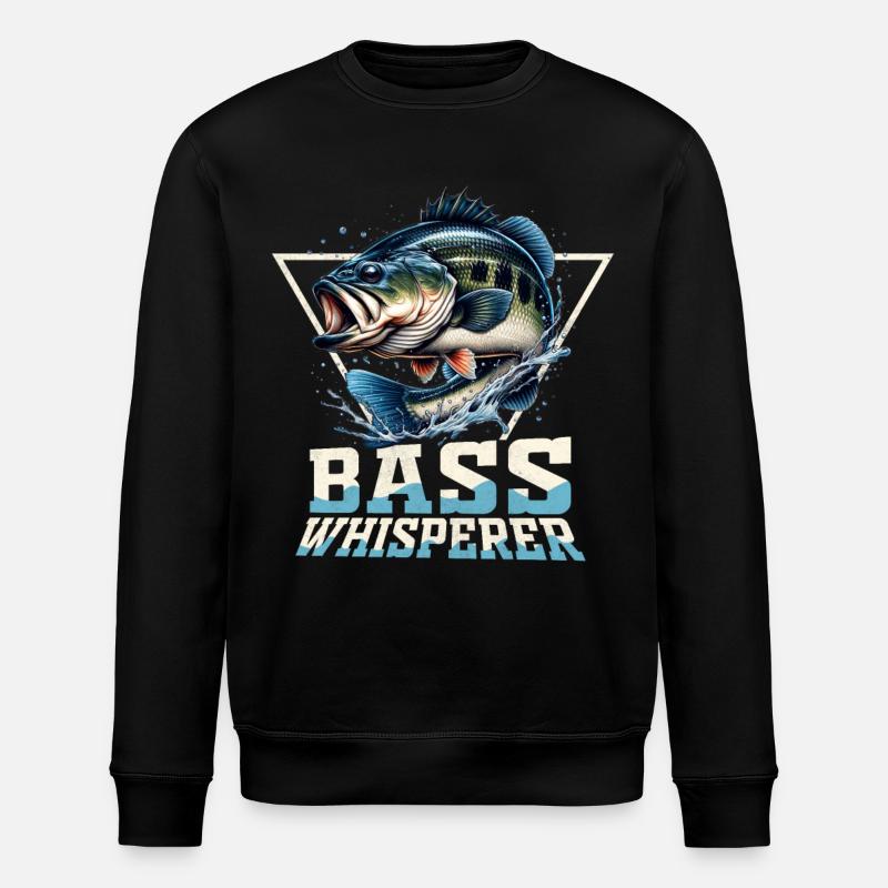 Bass-Whusperer - Stanley/Stella Unisex Bio-Sweatshirt ROLLER - Schwarz