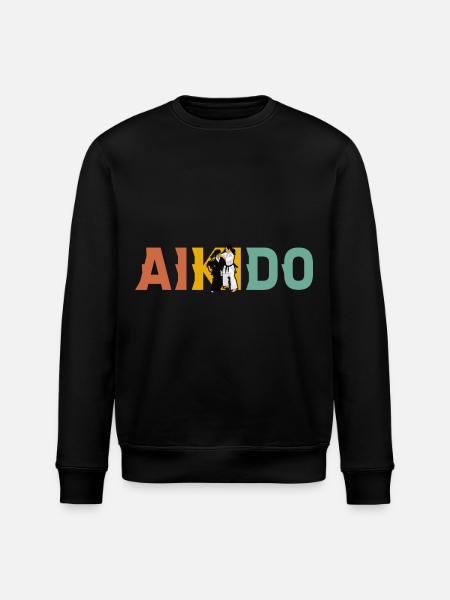 Aikido - Stanley/Stella Unisex Bio-Sweatshirt ROLLER - Schwarz