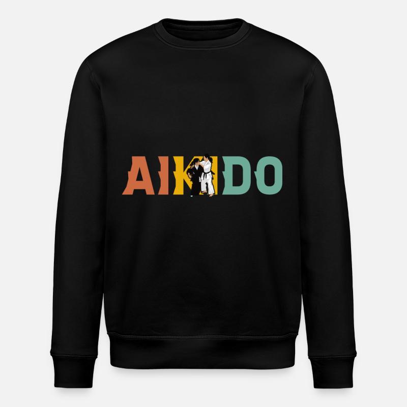 Aïkido - Sweat bio ROLLER Stanley/Stella Unisexe - noir