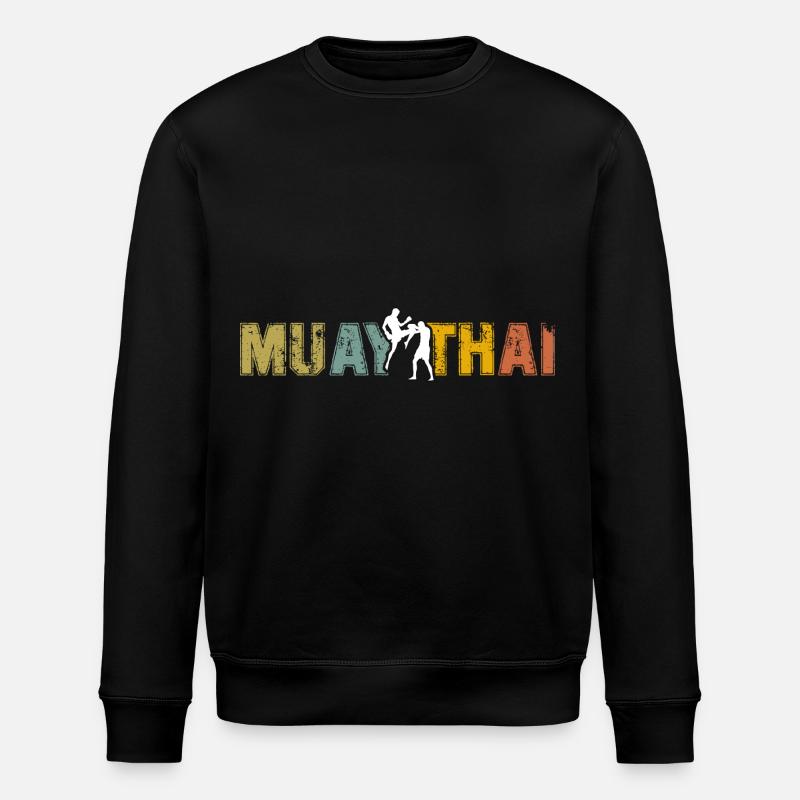 Muay Thai - Stanley/Stella Unisex Bio-Sweatshirt ROLLER - Schwarz